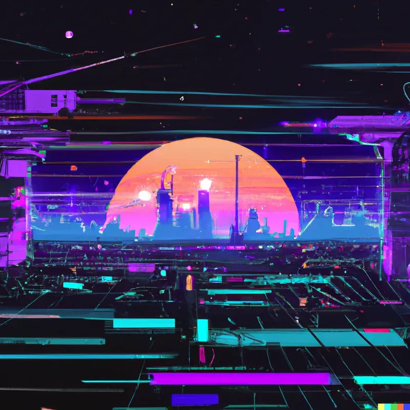 Futuristic City Backdrop