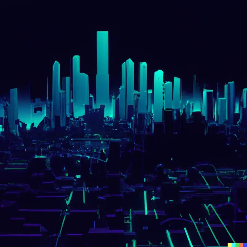 Futuristic City Backdrop