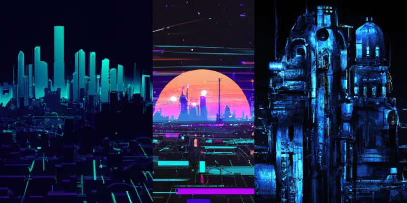 Futuristic City Backdrop generated by undefined