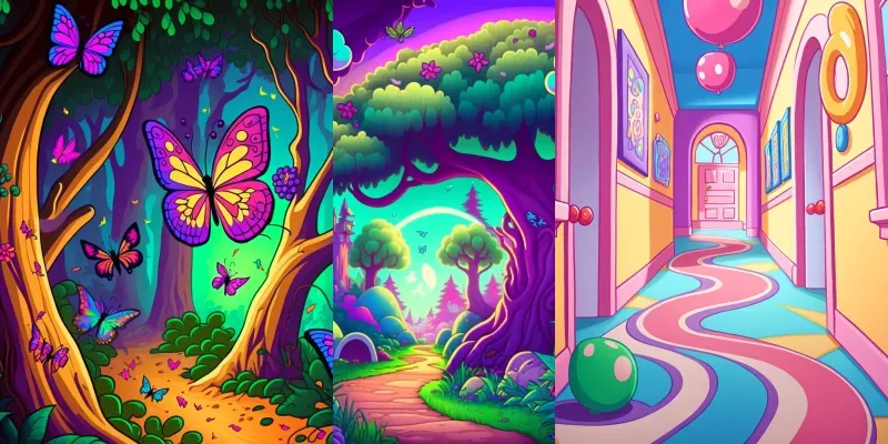 Kids Story Backgrounds generated by undefined