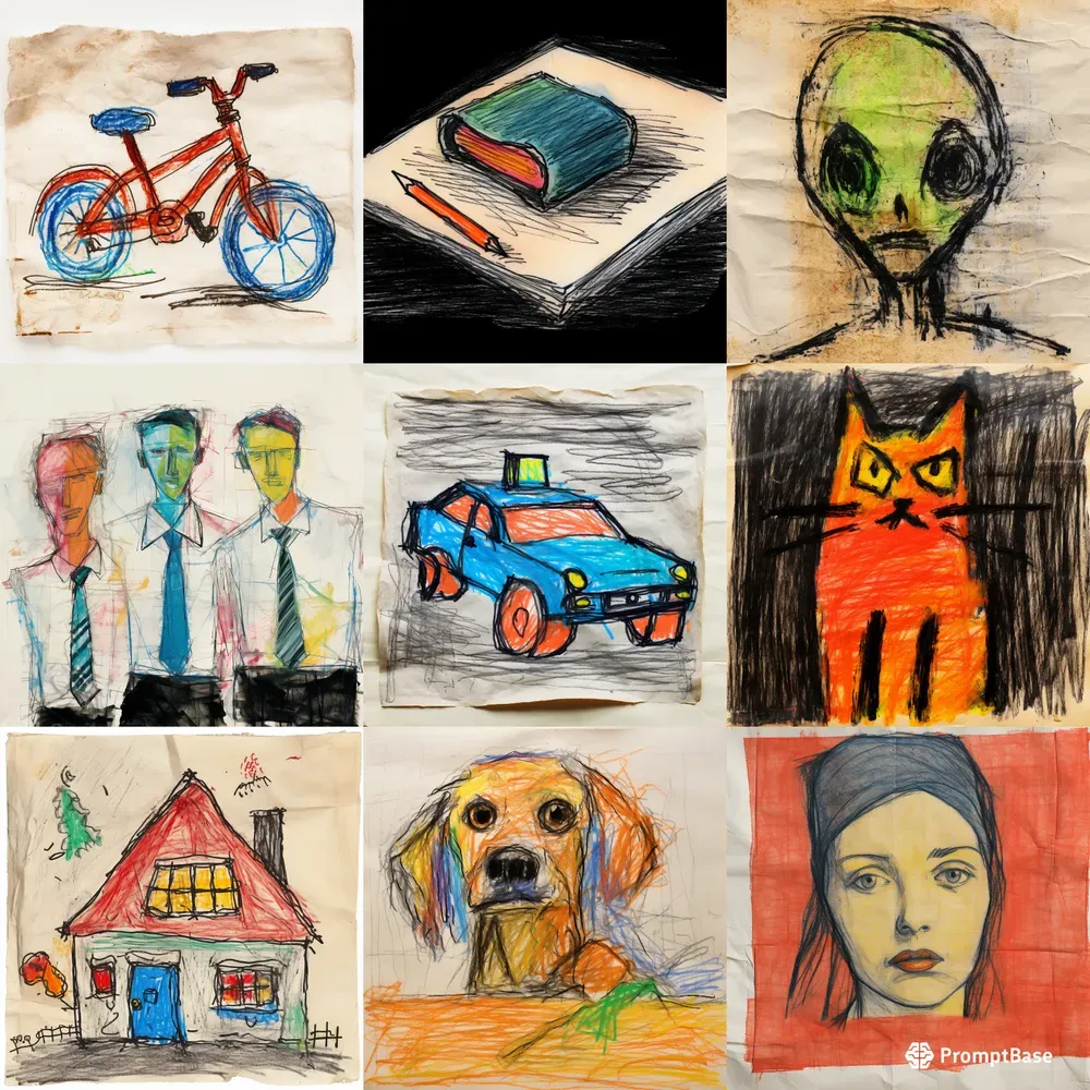 Crayons Illustrations