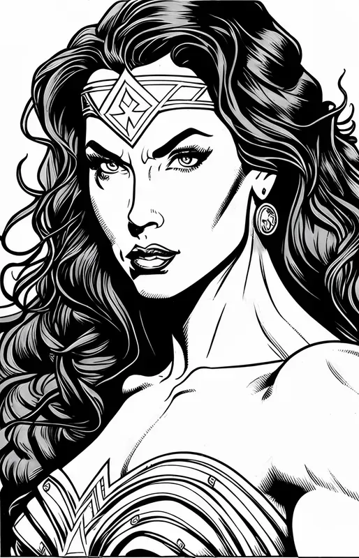 Hero Coloring Book Portraits