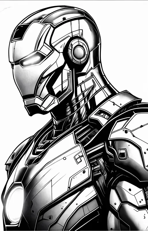 Hero Coloring Book Portraits
