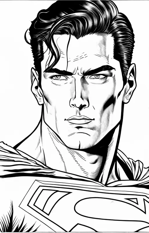 Hero Coloring Book Portraits