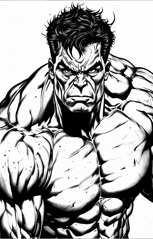 Hero Coloring Book Portraits
