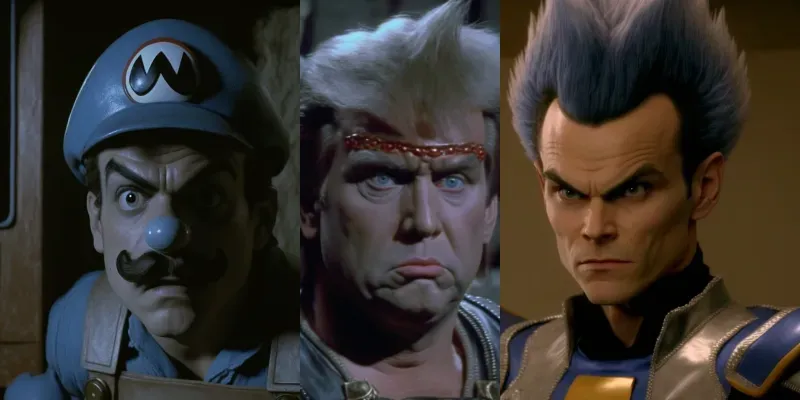 Retro Movie Characters generated by undefined