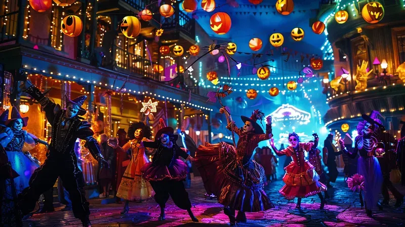 People Celebrations In Halloween Vibes