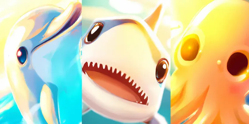 Anime Sea Creatures generated by undefined