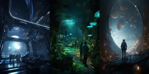 Futuristic Reflections generated by midjourney