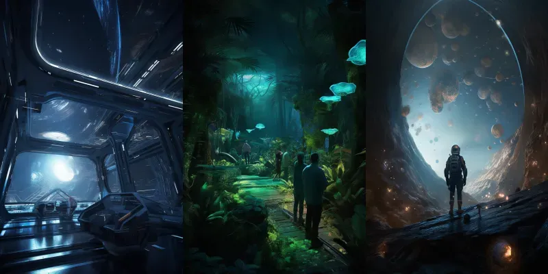 Futuristic Reflections generated by undefined