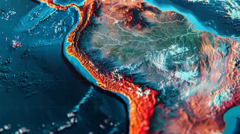 3D Country Maps Close Up Views