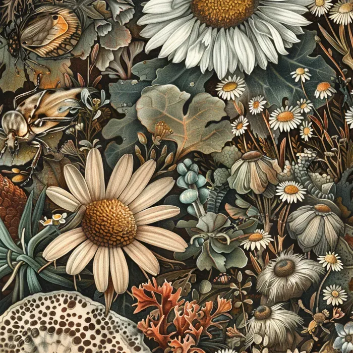 Vintage Botanical Wonderland Artwork