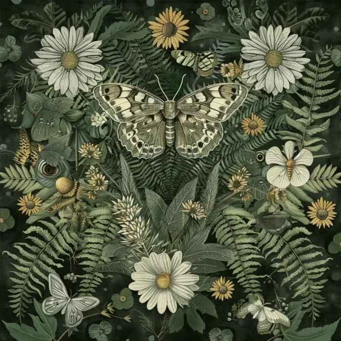 Vintage Botanical Wonderland Artwork