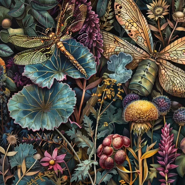 Vintage Botanical Wonderland Artwork