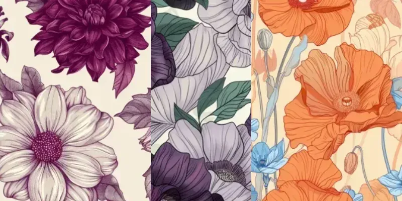 Floral Background Flower Wallpapers generated by undefined