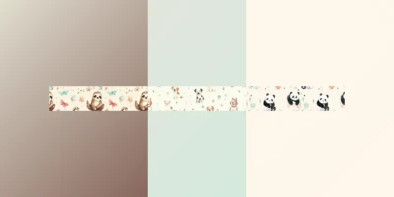 Washi Tape Cute Animal Designs generated by undefined