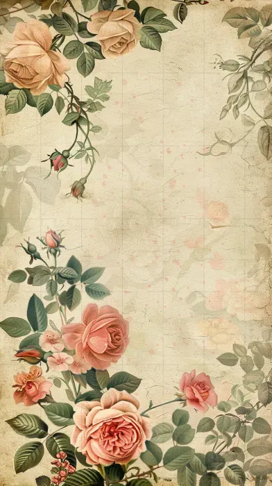 Vintage Floral Junk Journal Designs