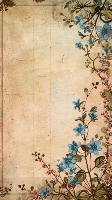 Vintage Floral Junk Journal Designs