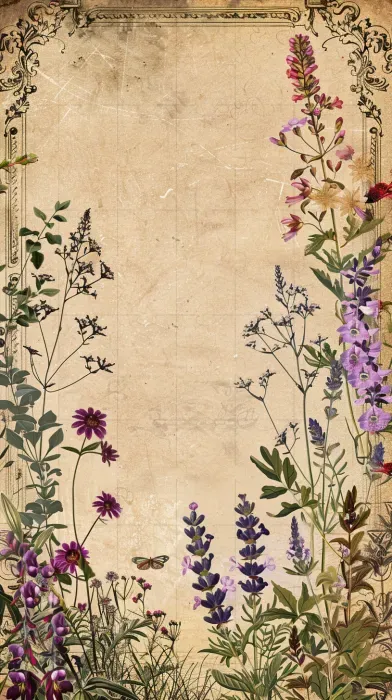 Vintage Floral Junk Journal Designs