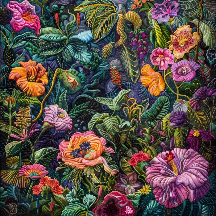 Exquisite Quilted Textile Art Designs