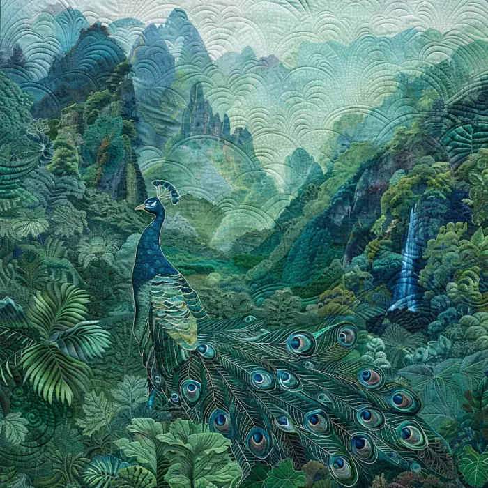 Exquisite Quilted Textile Art Designs