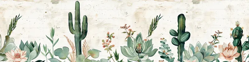 Vintage Botanical Pattern Washi Tapes