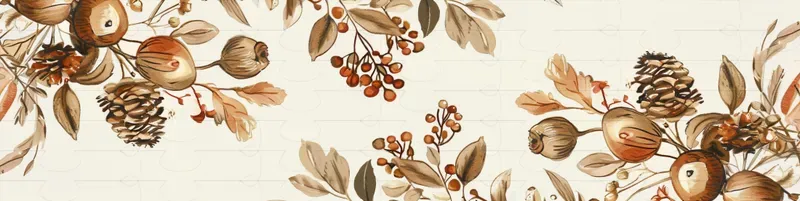Vintage Botanical Pattern Washi Tapes