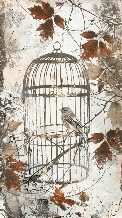 Vintage Winter Junk Journal Cover Designs