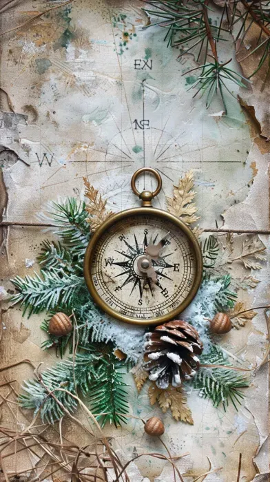 Vintage Winter Junk Journal Cover Designs