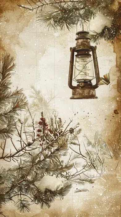 Vintage Winter Junk Journal Cover Designs