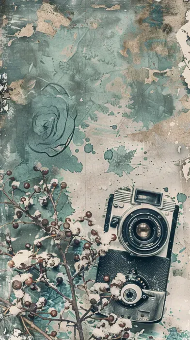 Vintage Winter Junk Journal Cover Designs