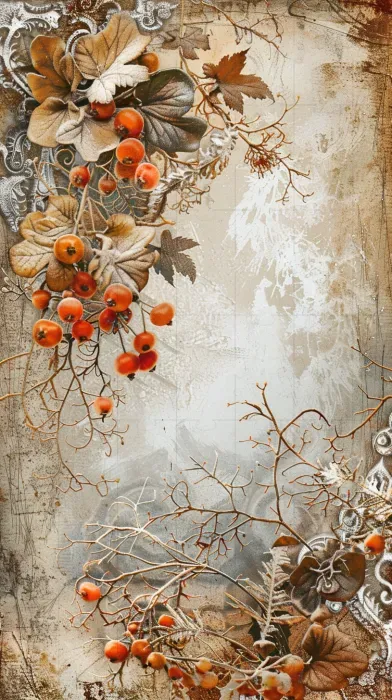 Vintage Winter Junk Journal Cover Designs