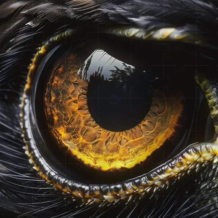 Realistic Animal Eye Macro Photos