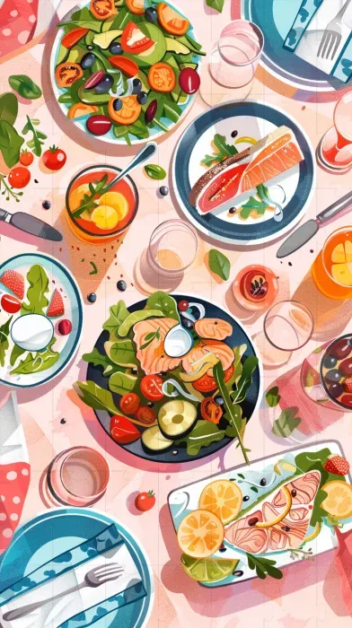 Delightfully Cute Food Illustrations