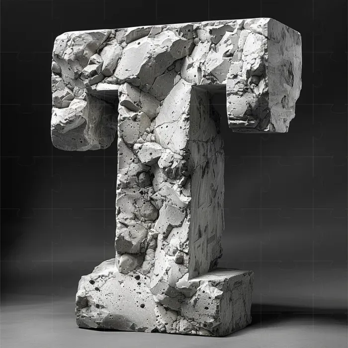 Sculpture Letter Number Designs