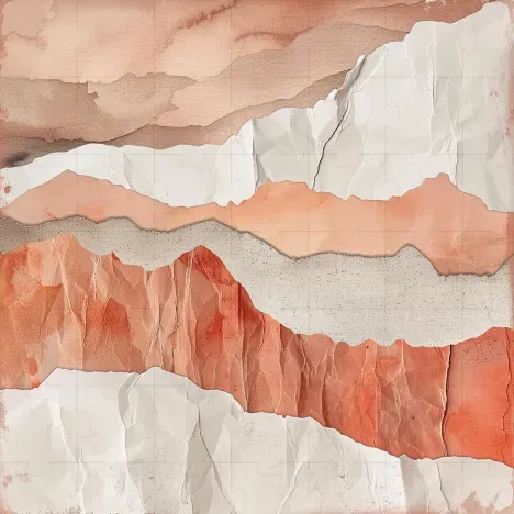 Earth Tone Collage Designs