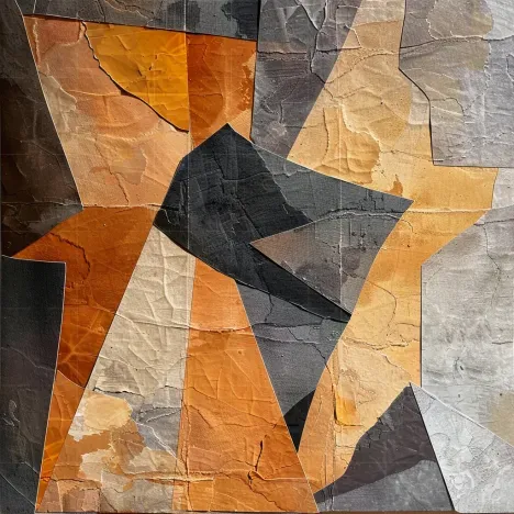 Earth Tone Collage Designs