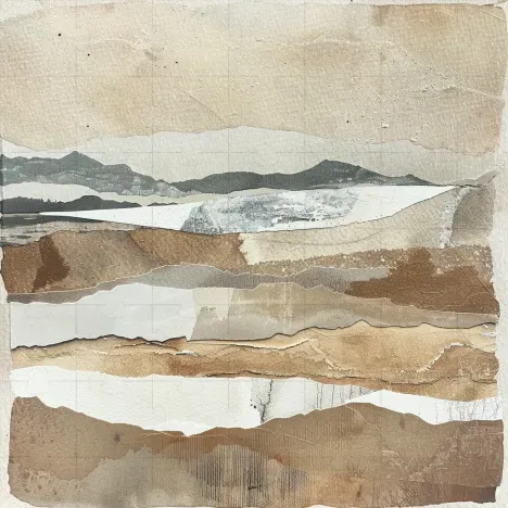 Earth Tone Collage Designs