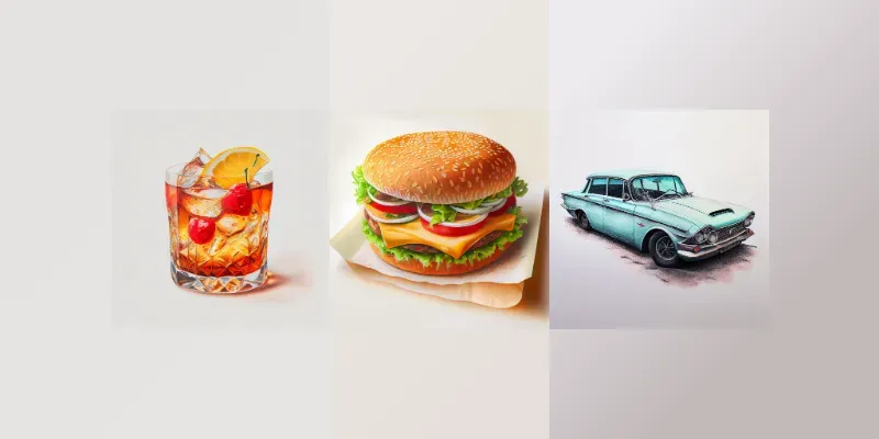 Pastel Drawings generated by undefined