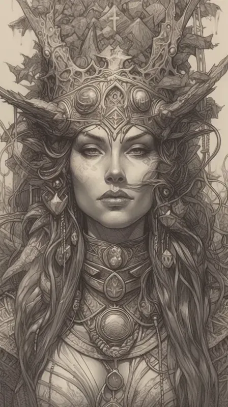 Sketch Style Fantasy Character Portraits