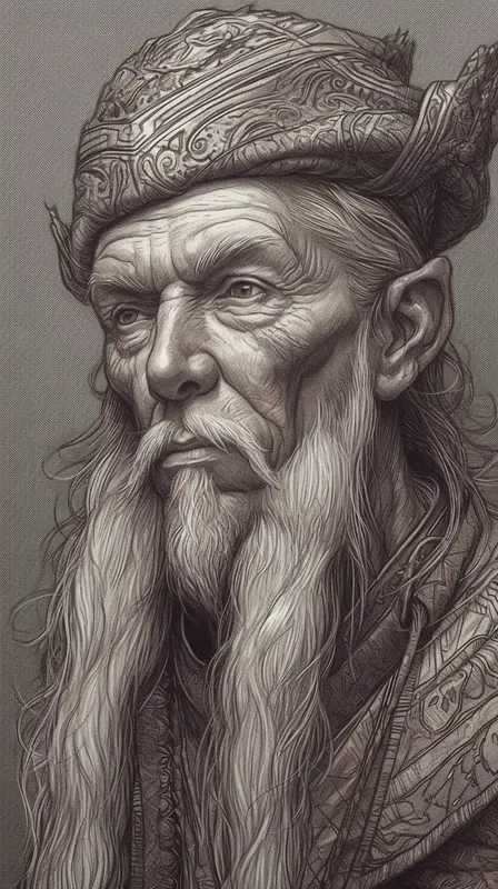 Sketch Style Fantasy Character Portraits
