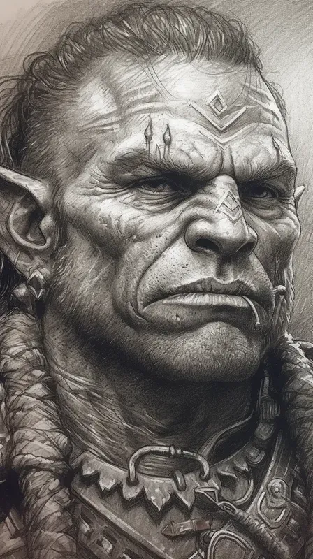 Sketch Style Fantasy Character Portraits