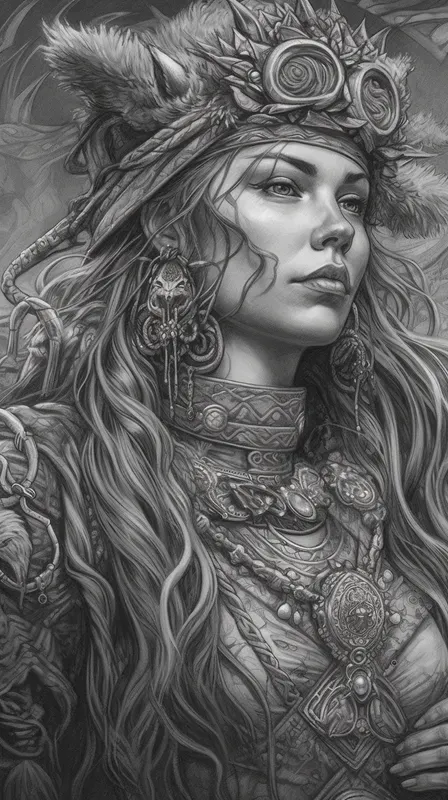 Sketch Style Fantasy Character Portraits