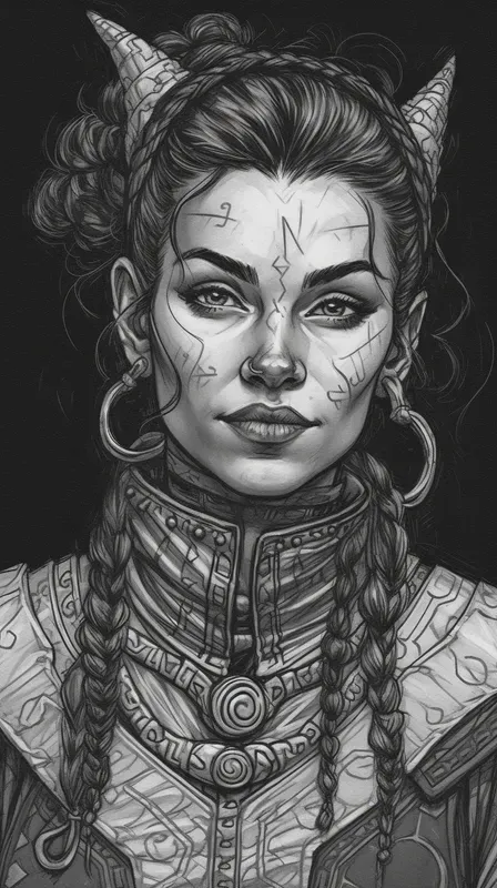 Sketch Style Fantasy Character Portraits