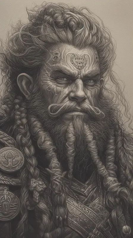 Sketch Style Fantasy Character Portraits