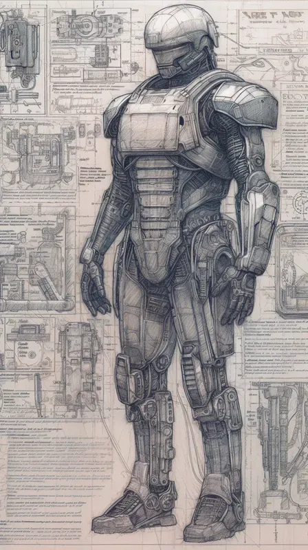 Technical Designs Using Pencils