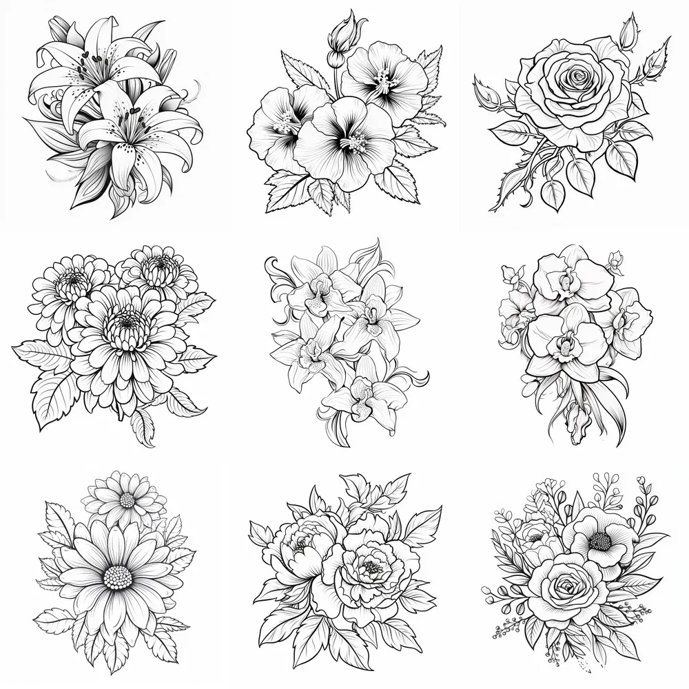 Floral Tattoo Designs