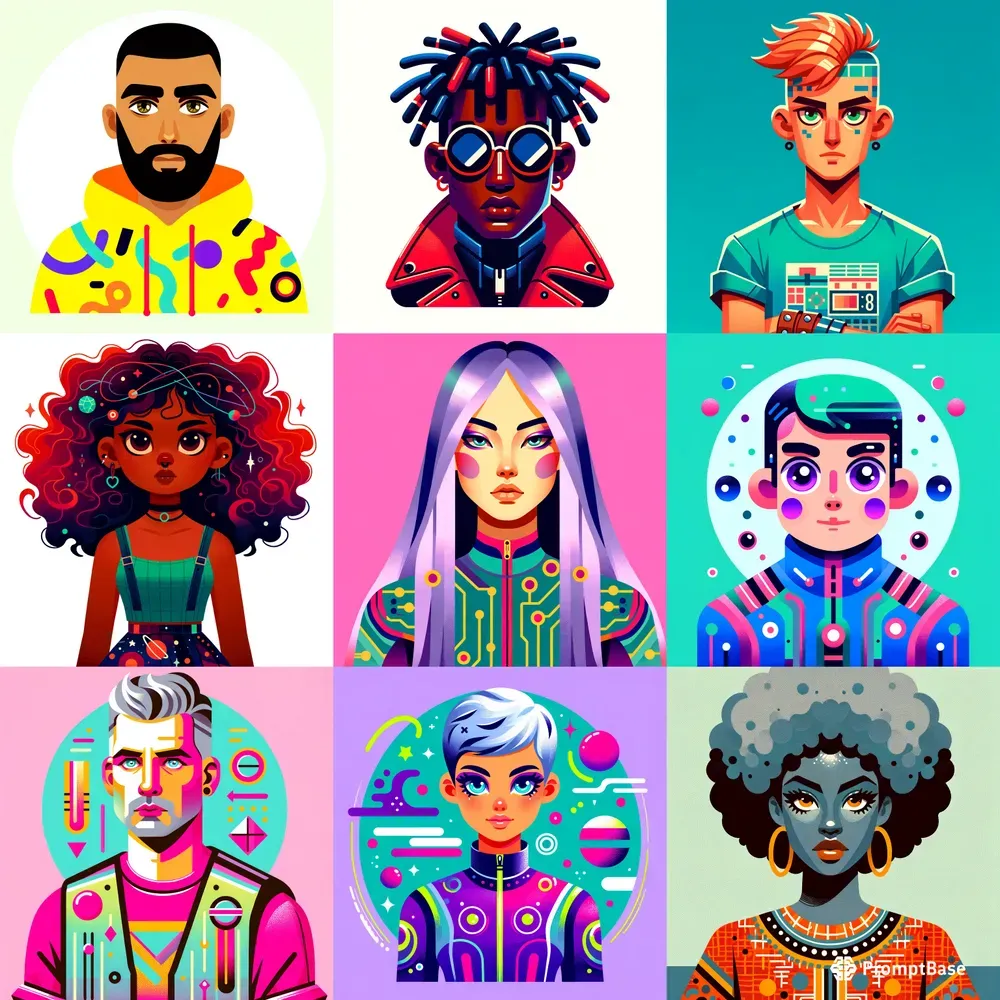 Funky Vector Avatars