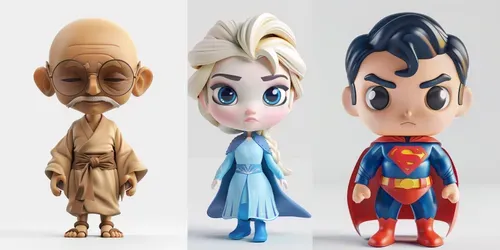 Cool 3D Characters generated by midjourney
