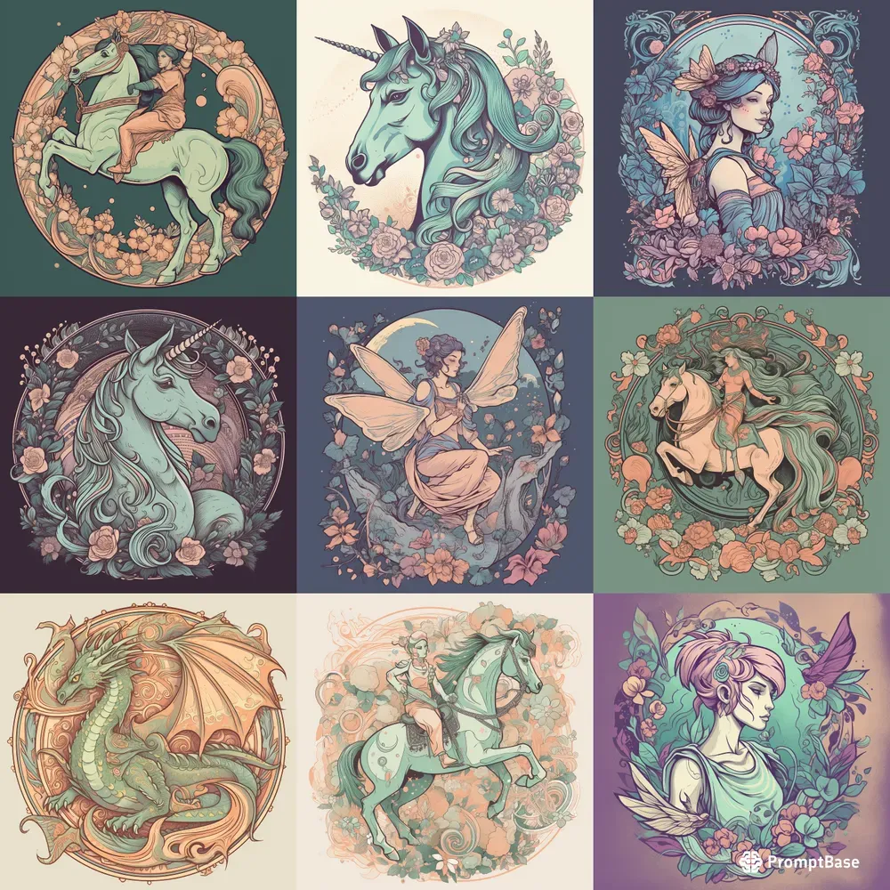 Tshirt Whimsical Nouveaus